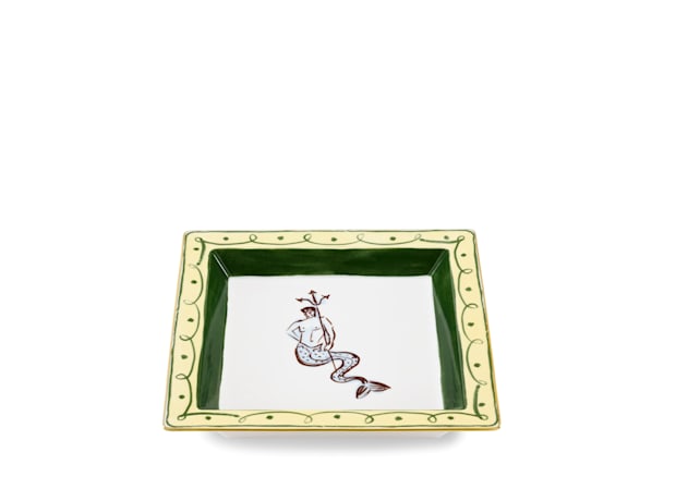 Square plate Amalfi Lemon | Viaggio Di Nettuno | GINORI 1735
