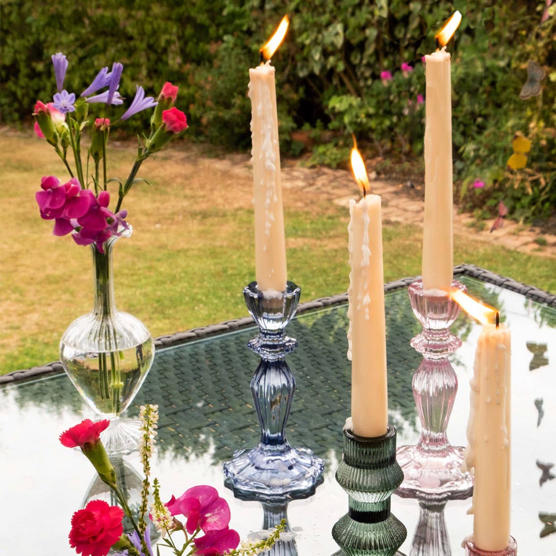 The Kir Royale Candle Holder Set of 2