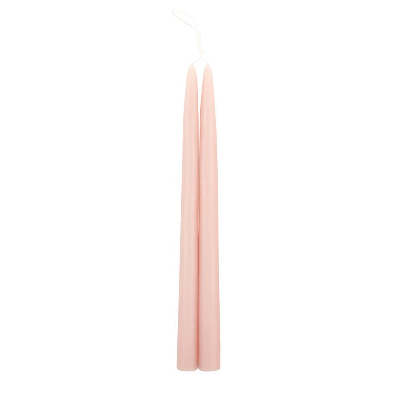 12” taper candles in Petal - Hosted by Kelly Gaudreau