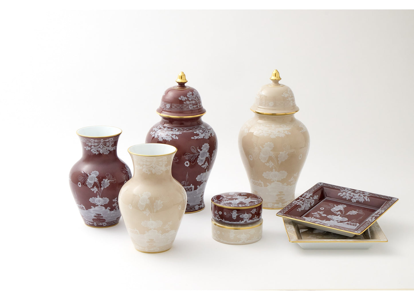 Potiche Vase with Cover - Meringa