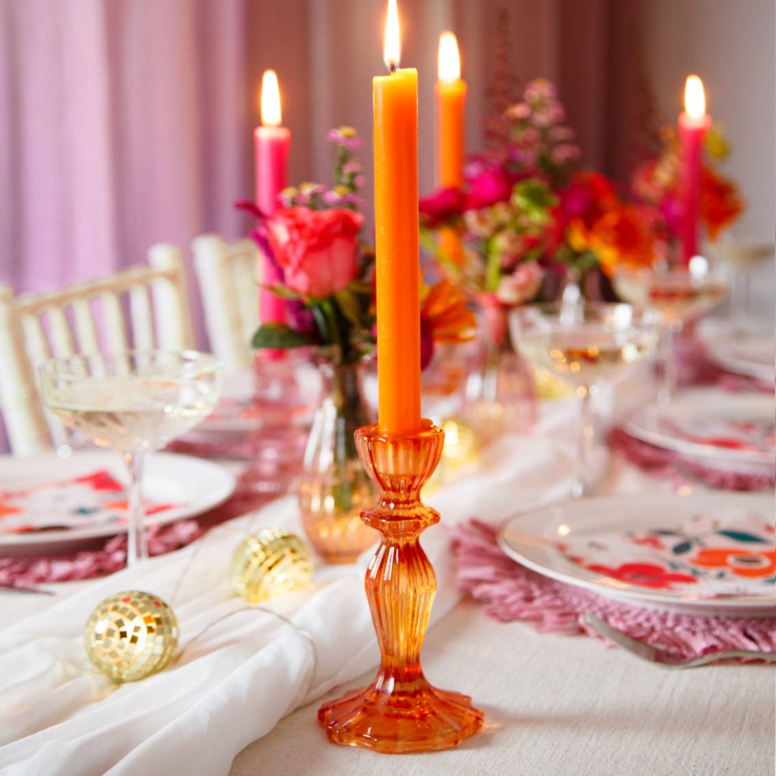 The Kir Royale Candle Holder Set of 2