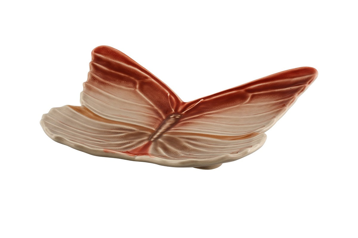 Cloudy Butterflies Dessert Plate by Claudia Schiffer for Bordallo Pinheiro