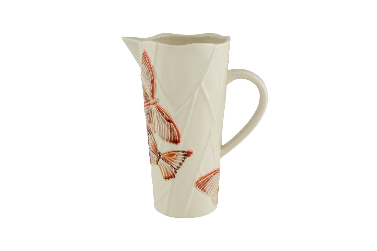 Cloudy Butterflies Pitcher by Claudia Schiffer for Bordallo Pinheiro