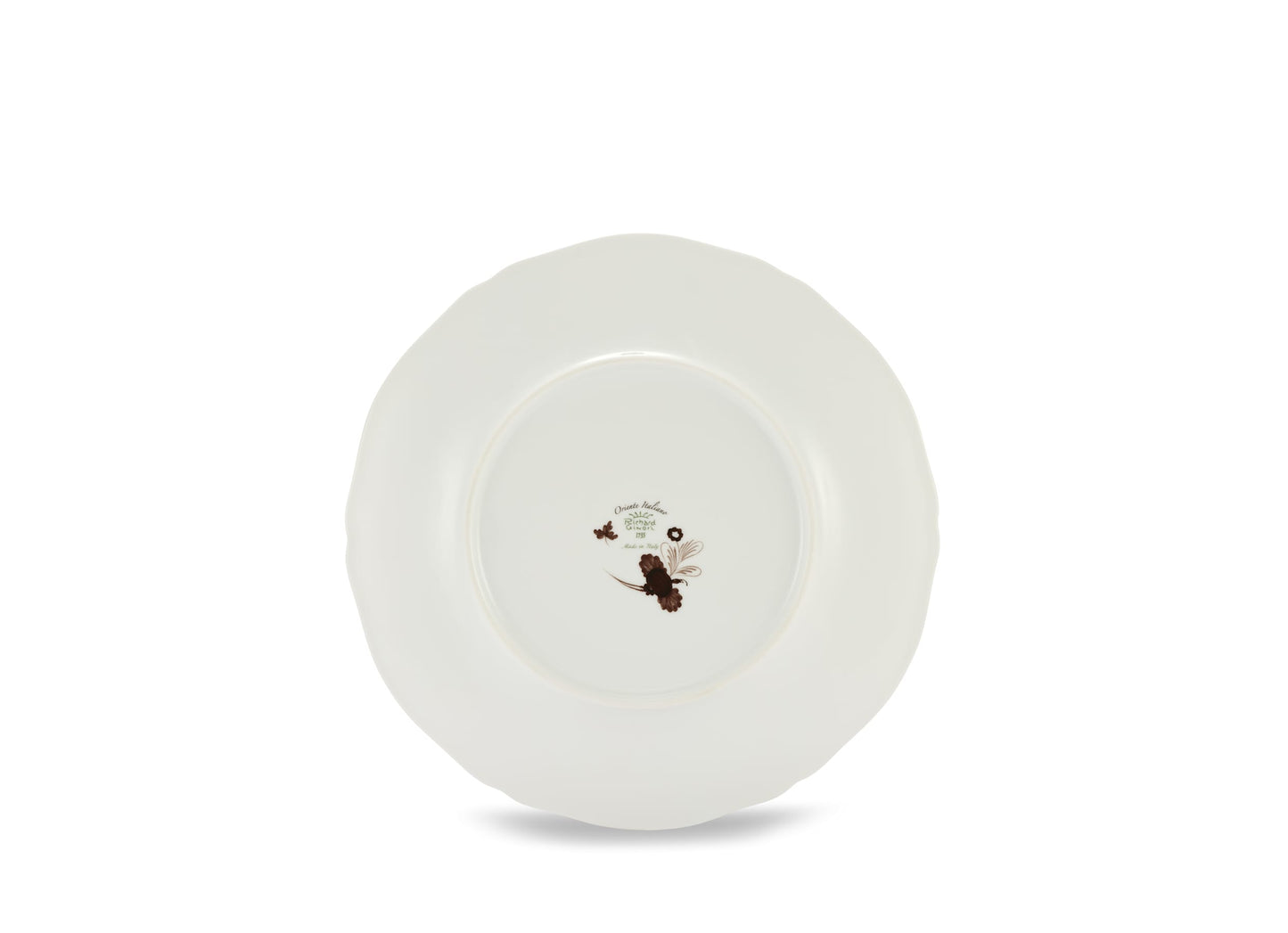 Antico Doccia Charger Plate in Castagna