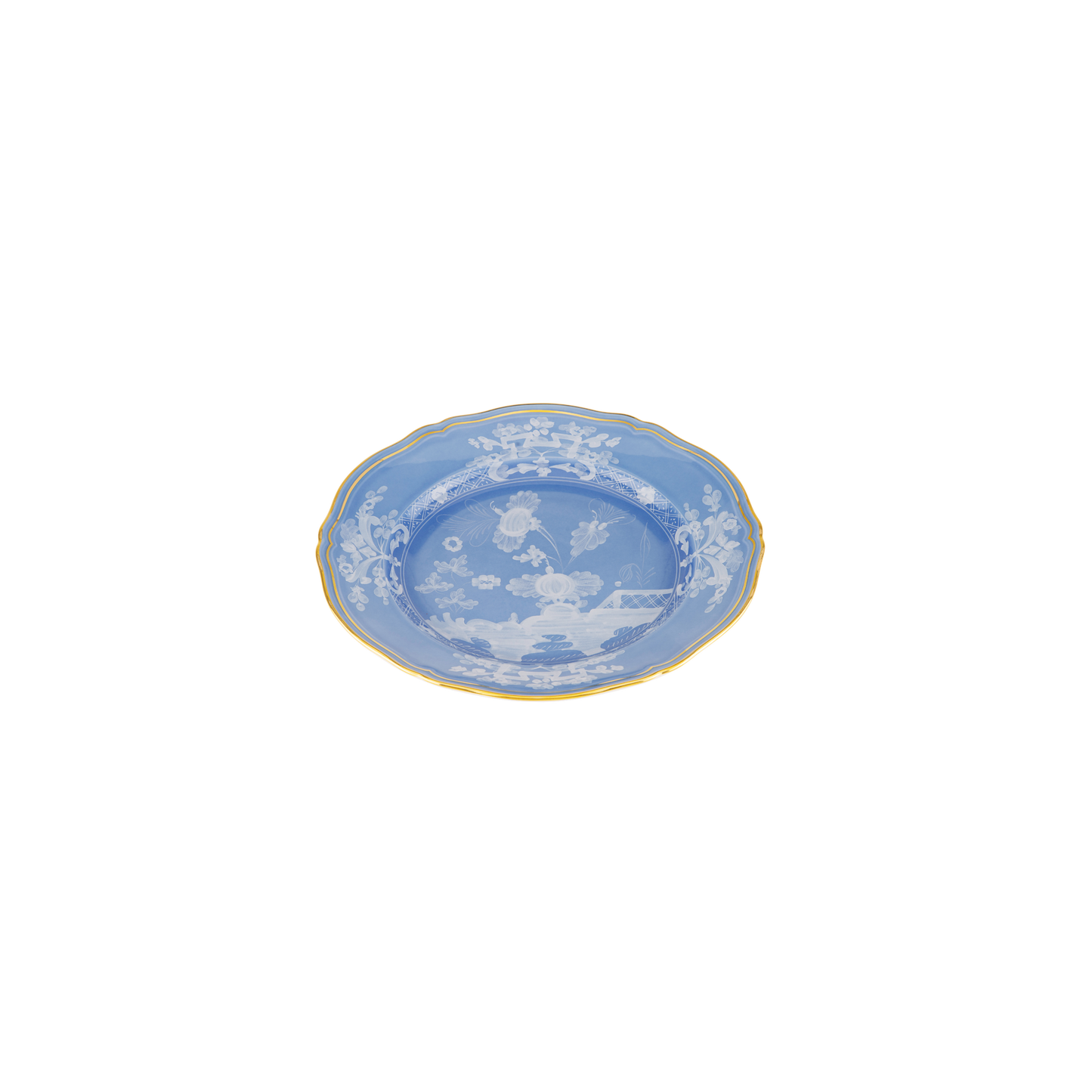 Antico Doccia Flat Dessert Plate in Pervinca