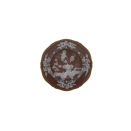 Antico Doccia Flat Dinner Plate - Castagna