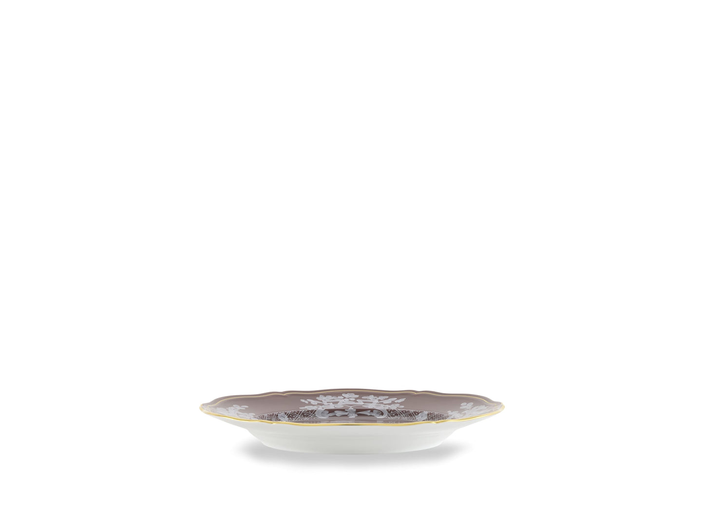 Antico Doccia Flat Dinner Plate - Castagna
