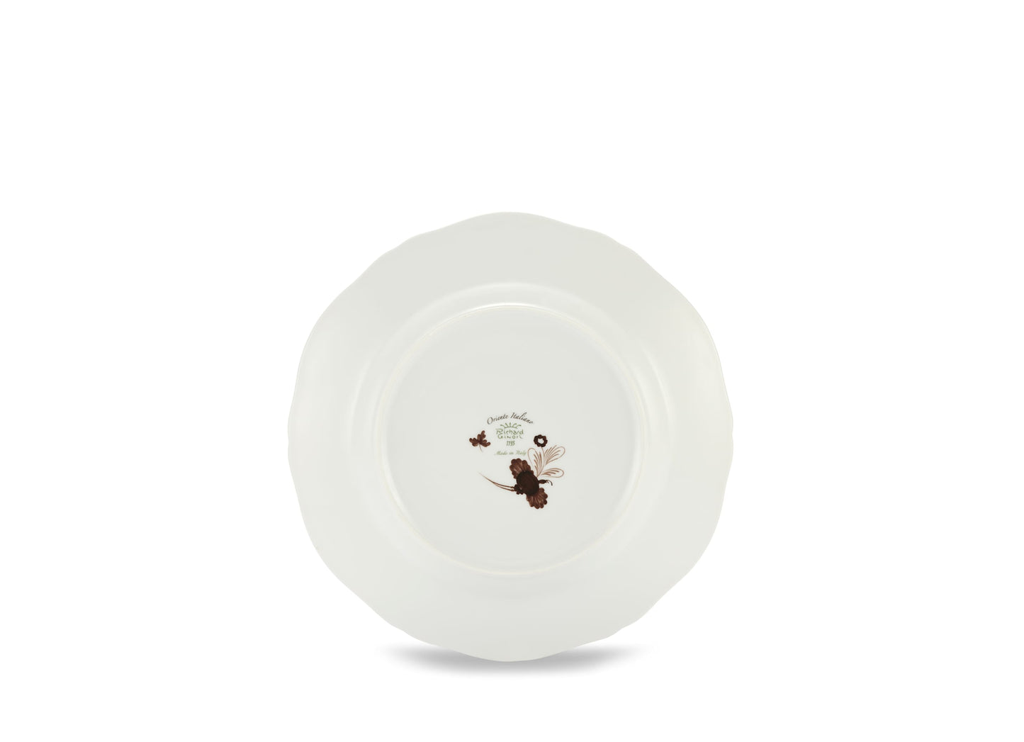 Antico Doccia Flat Dinner Plate - Castagna
