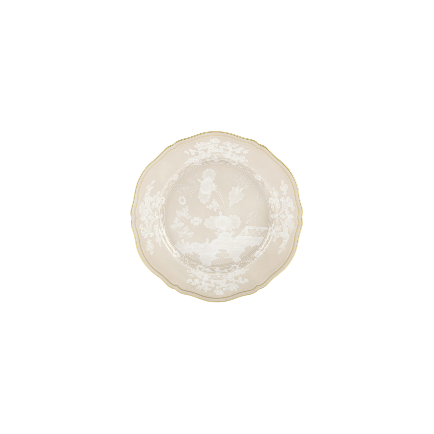 Antico Doccia Flat Dinner Plate - Meringa