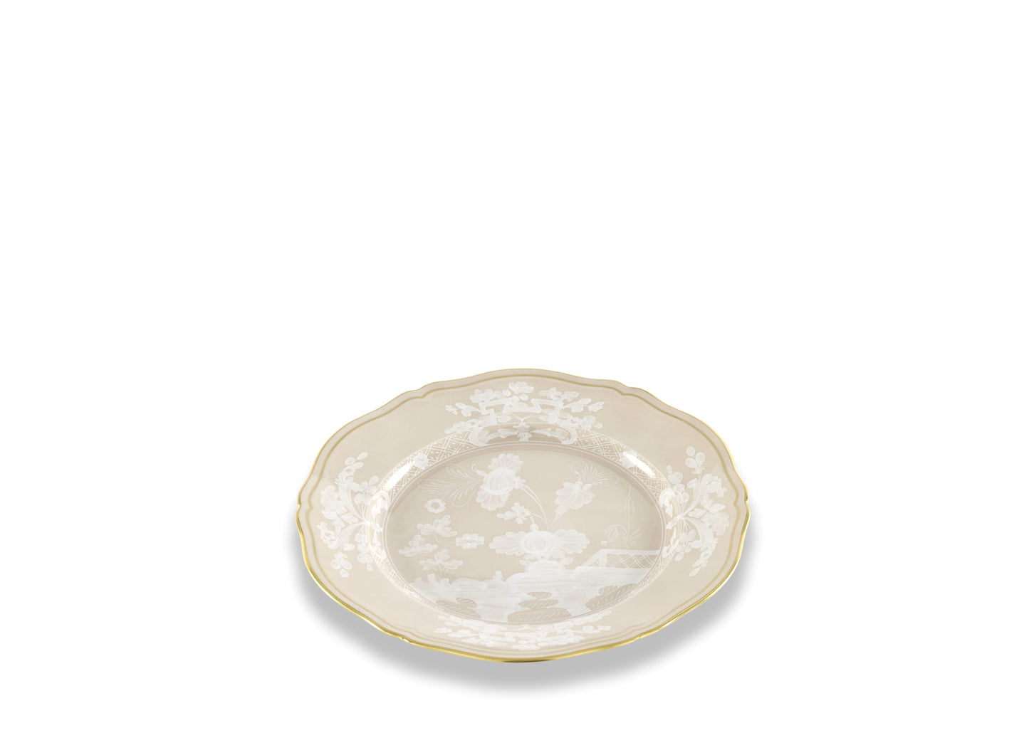 Antico Doccia Flat Dinner Plate - Meringa