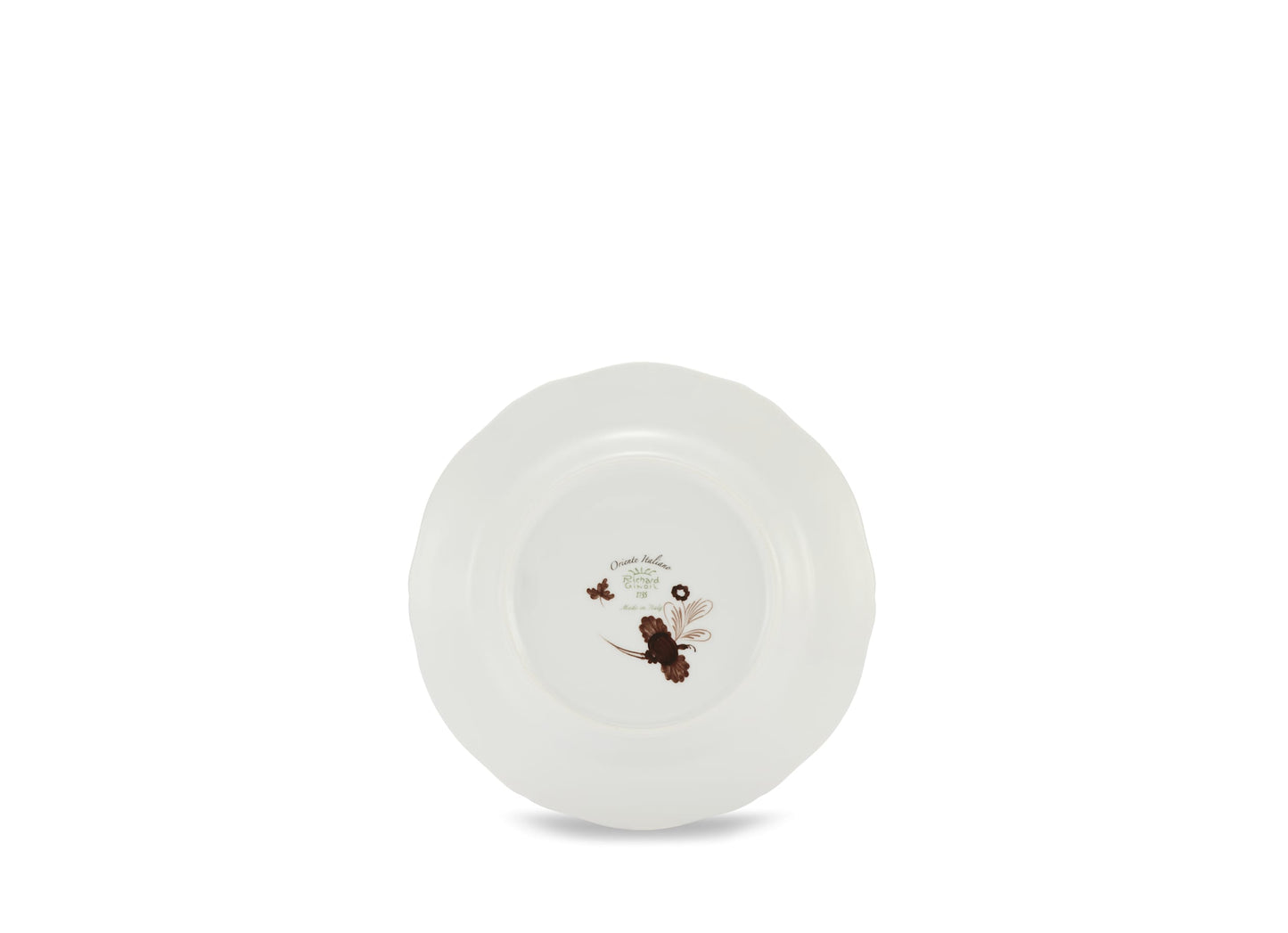 Antico Doccia Flat dessert plate - Castagna