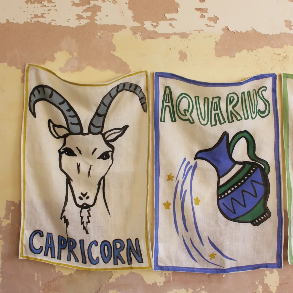 Aquarius Tea Towel