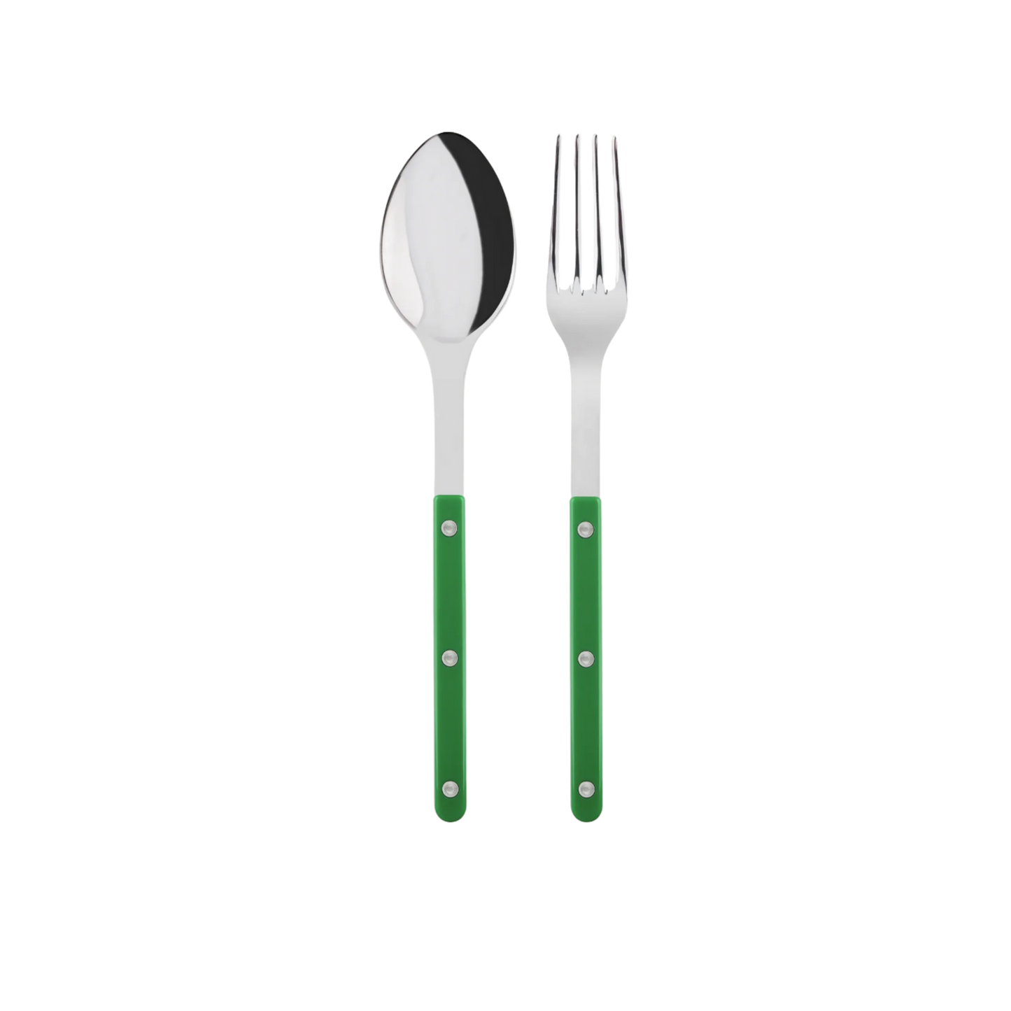Bistrot Solid 2 Piece Serving Set in Garden Green