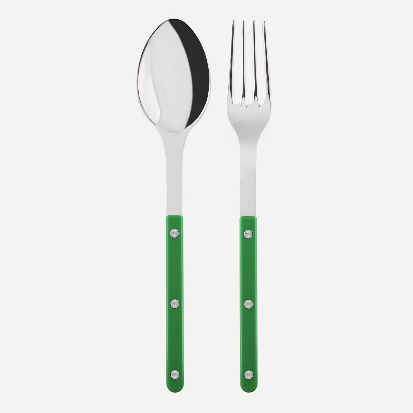 Elegant Bistrot Serving Set in Garden Green - 2-Piece