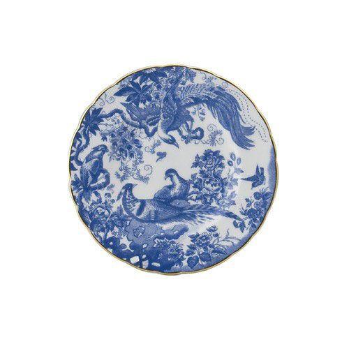 Aves Blue Bread & Butter Plate