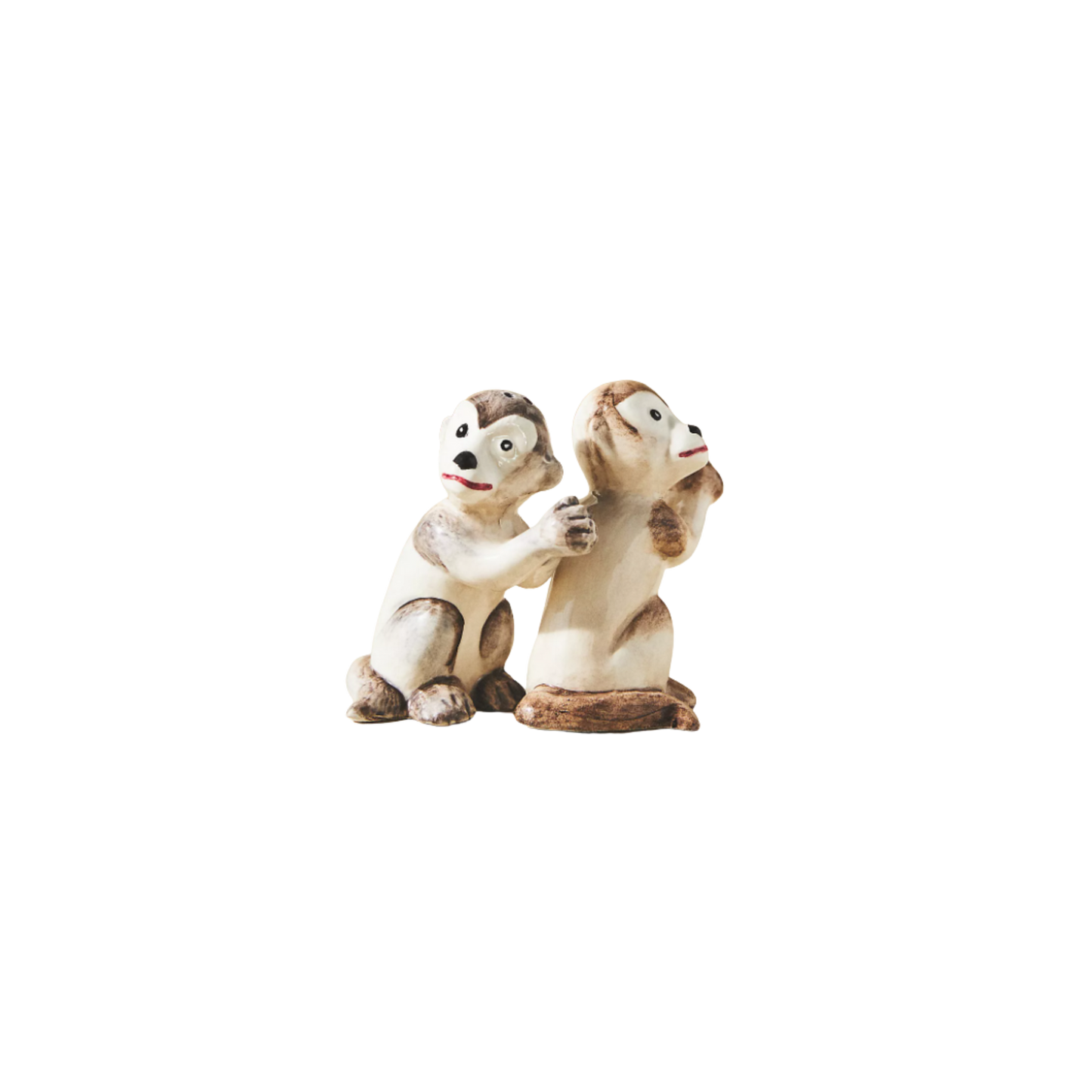 Ceramic Monkey Salt & Pepper Shakers