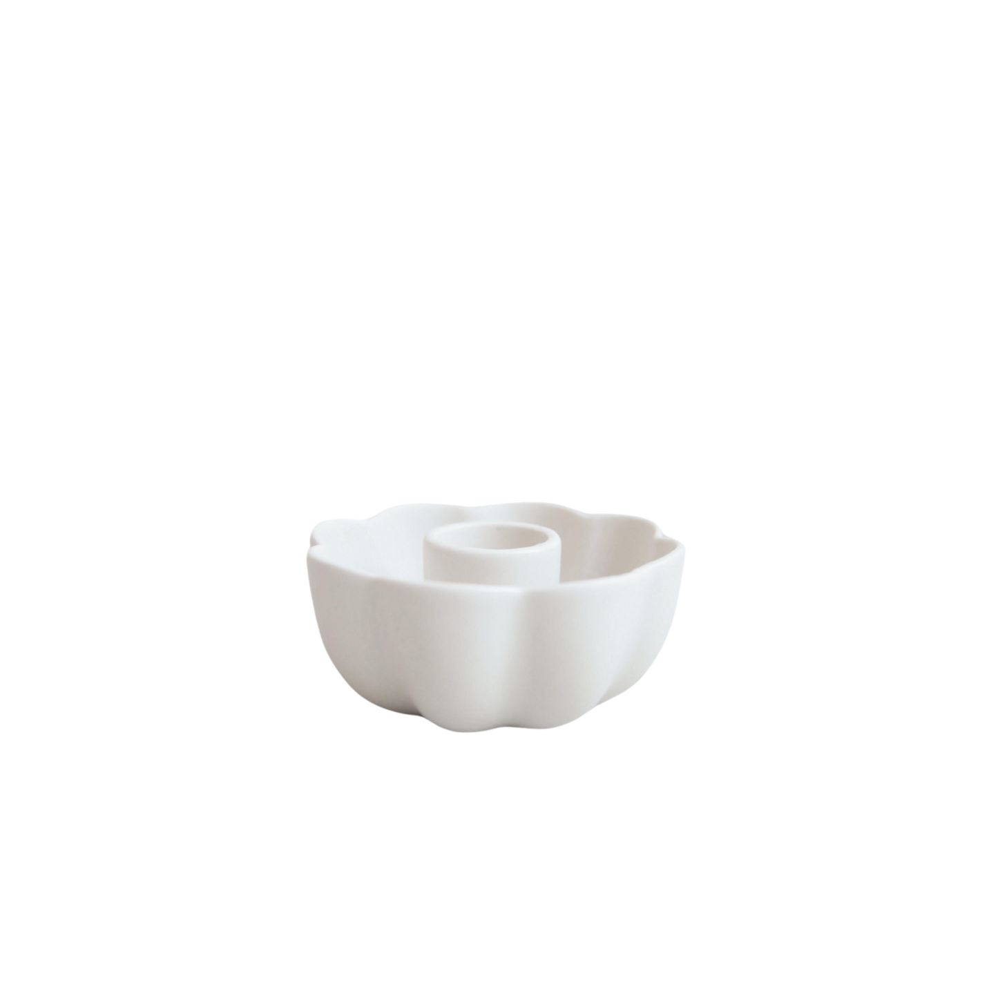 Ceramic Fleur Taper Holder