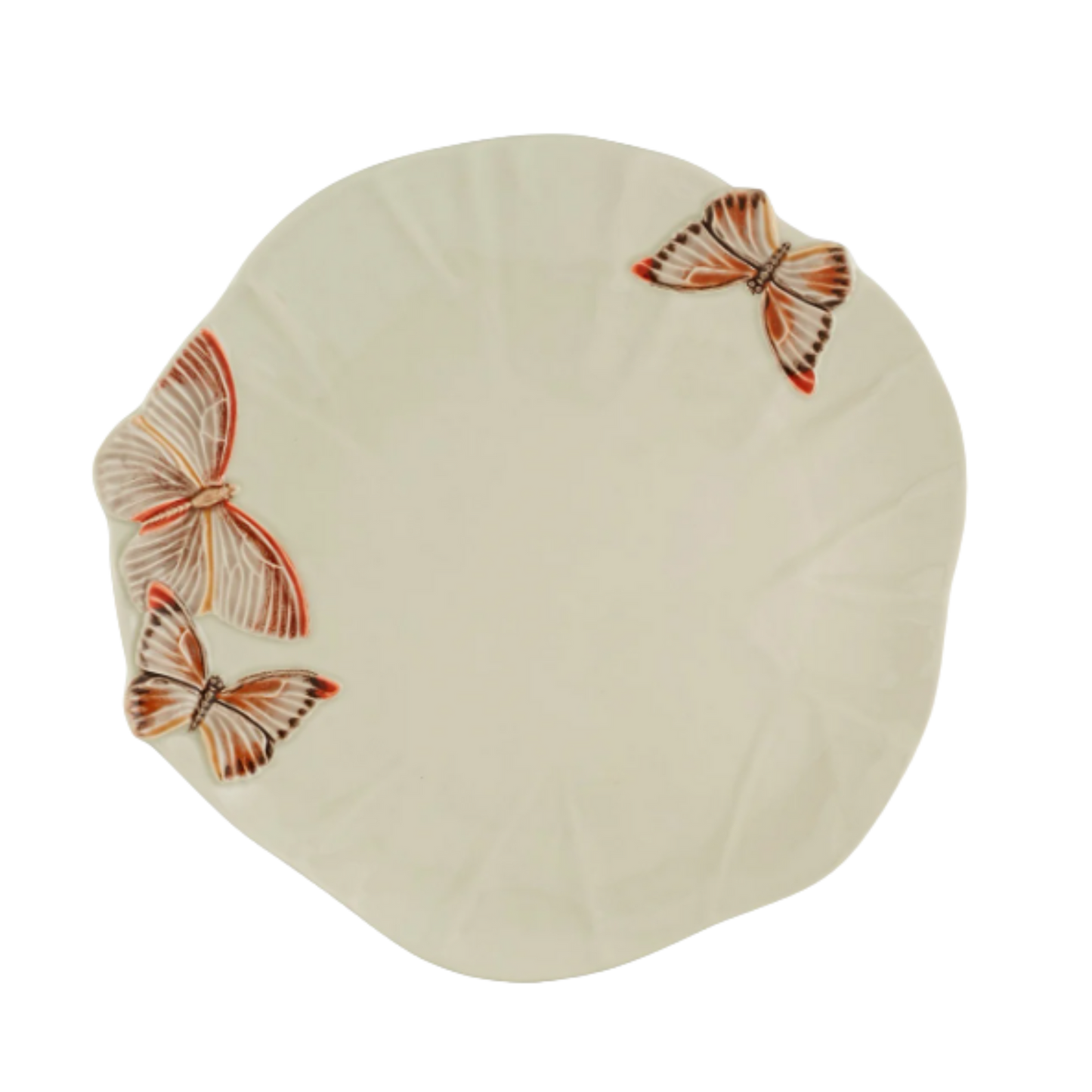 Charger Plate Cloudy Butterflies