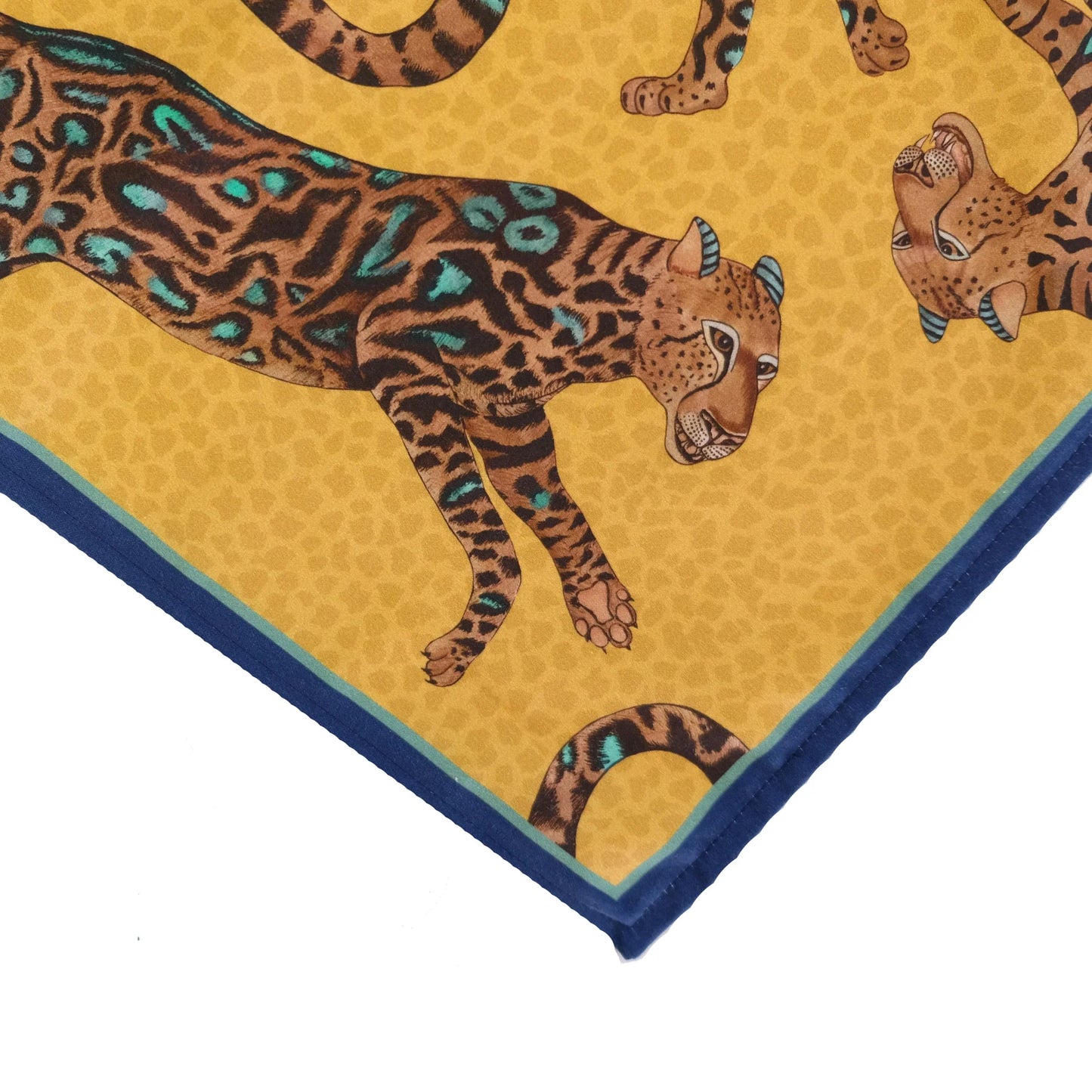 Cheetah Kings Table Runner in Gold