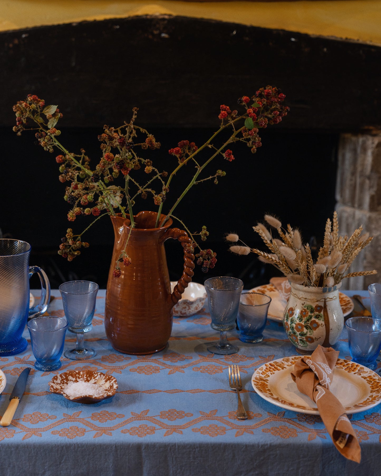 Napa Tablecloth in Blue