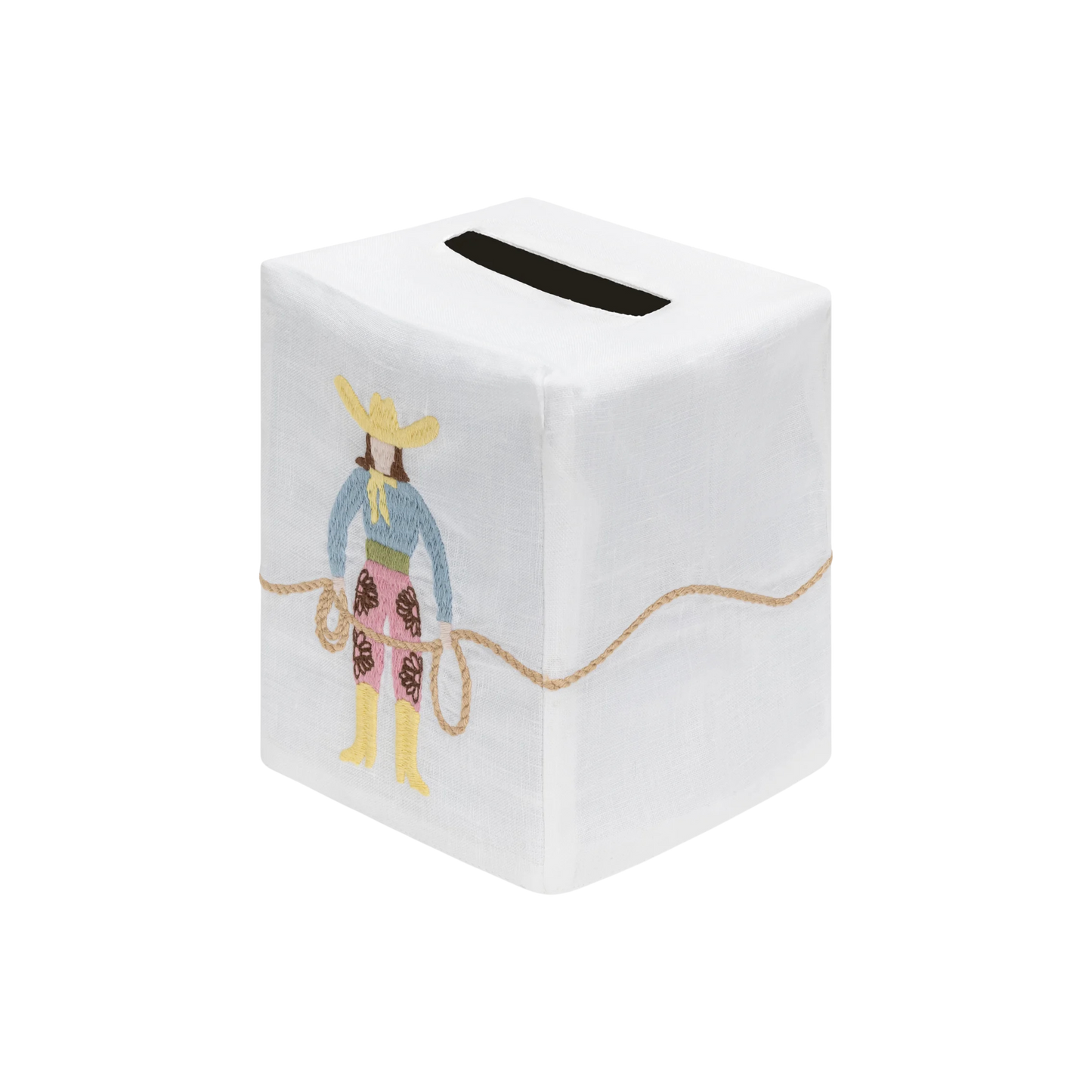 Cowgirl Tissue Box Cover