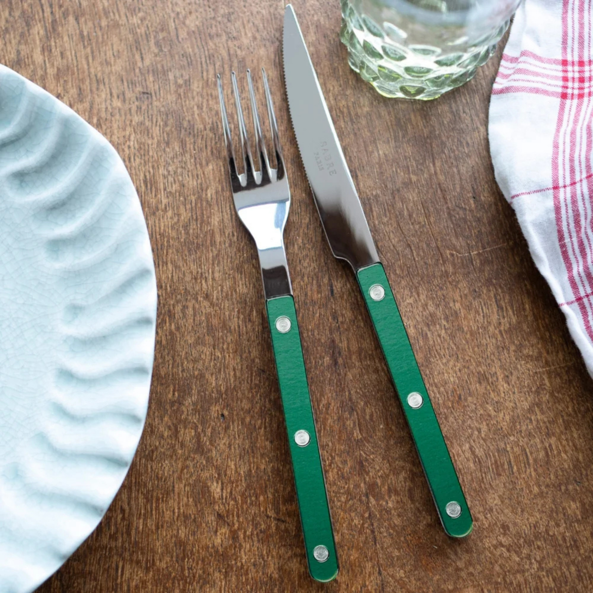 Bistrot Pearly 5-Piece Cutlery Set - Dark Green