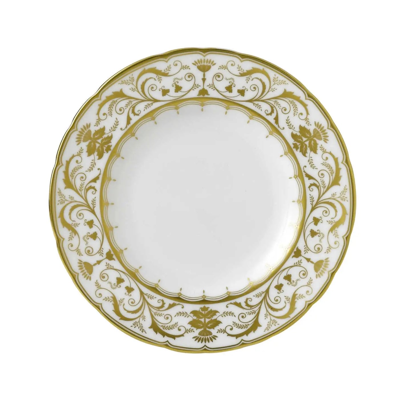 Darley Abbey White Bread and Butter Plate