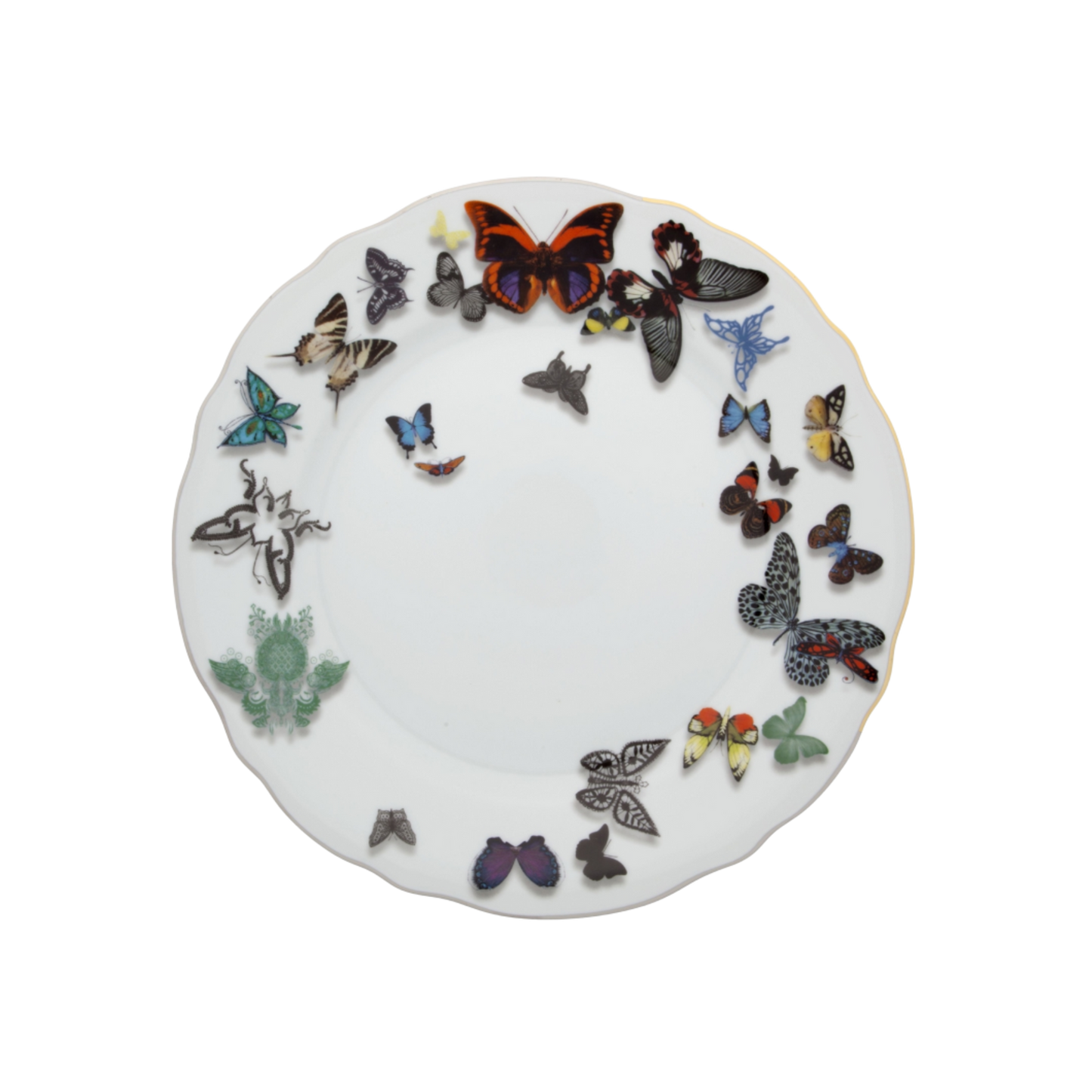 Dinner Plate Lacroix Butterfly