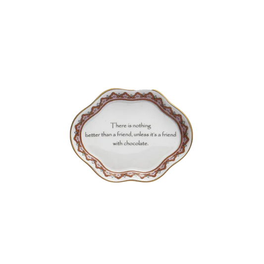 Friend with Chocolate Ring Tray