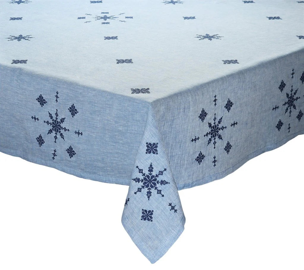 Fez Tablecloth in Periwinkle & Navy