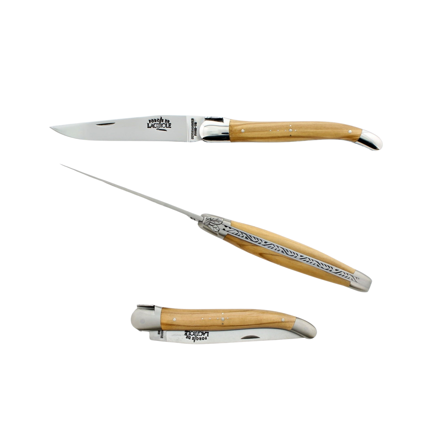 Forge de Laguiole Olive Wood Pocket Knife