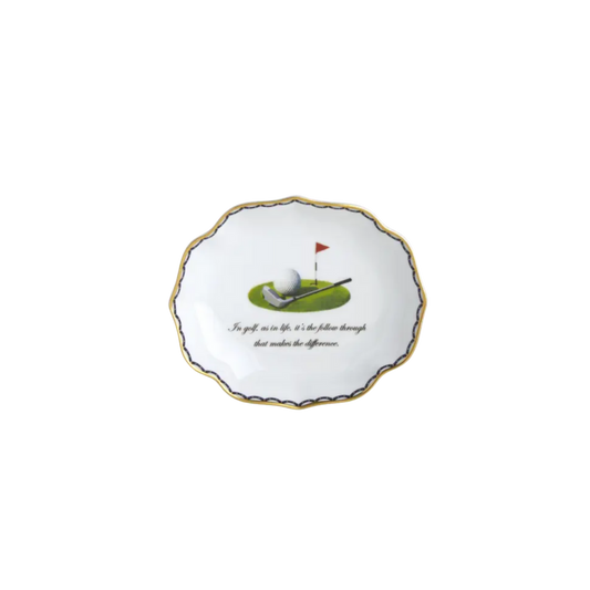 Golf As In Life With Swag Ring Tray
