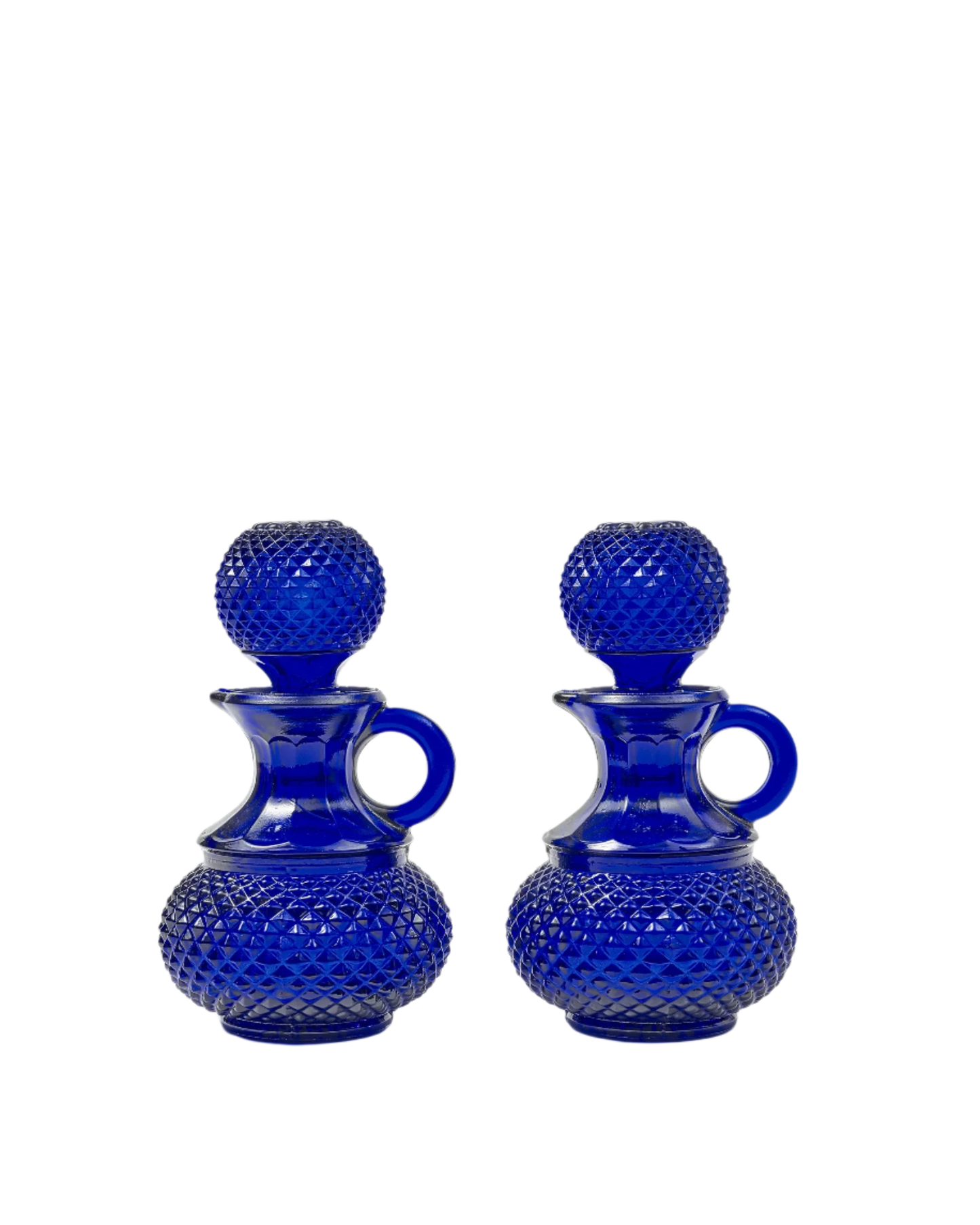 Galeano Oil and Vinegar Bottle in Blue