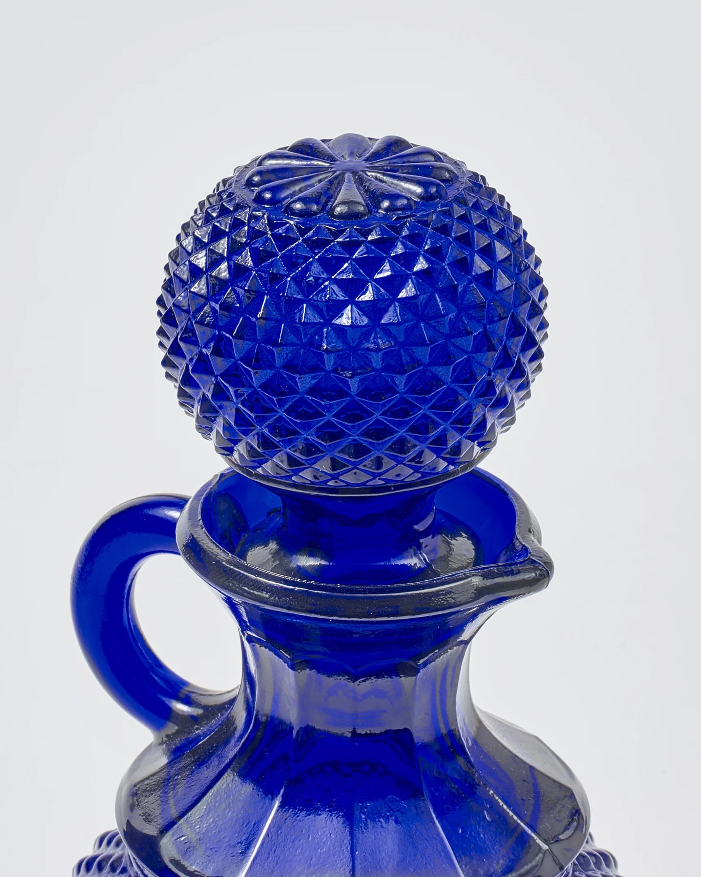 Galeano Oil and Vinegar Bottle in Blue