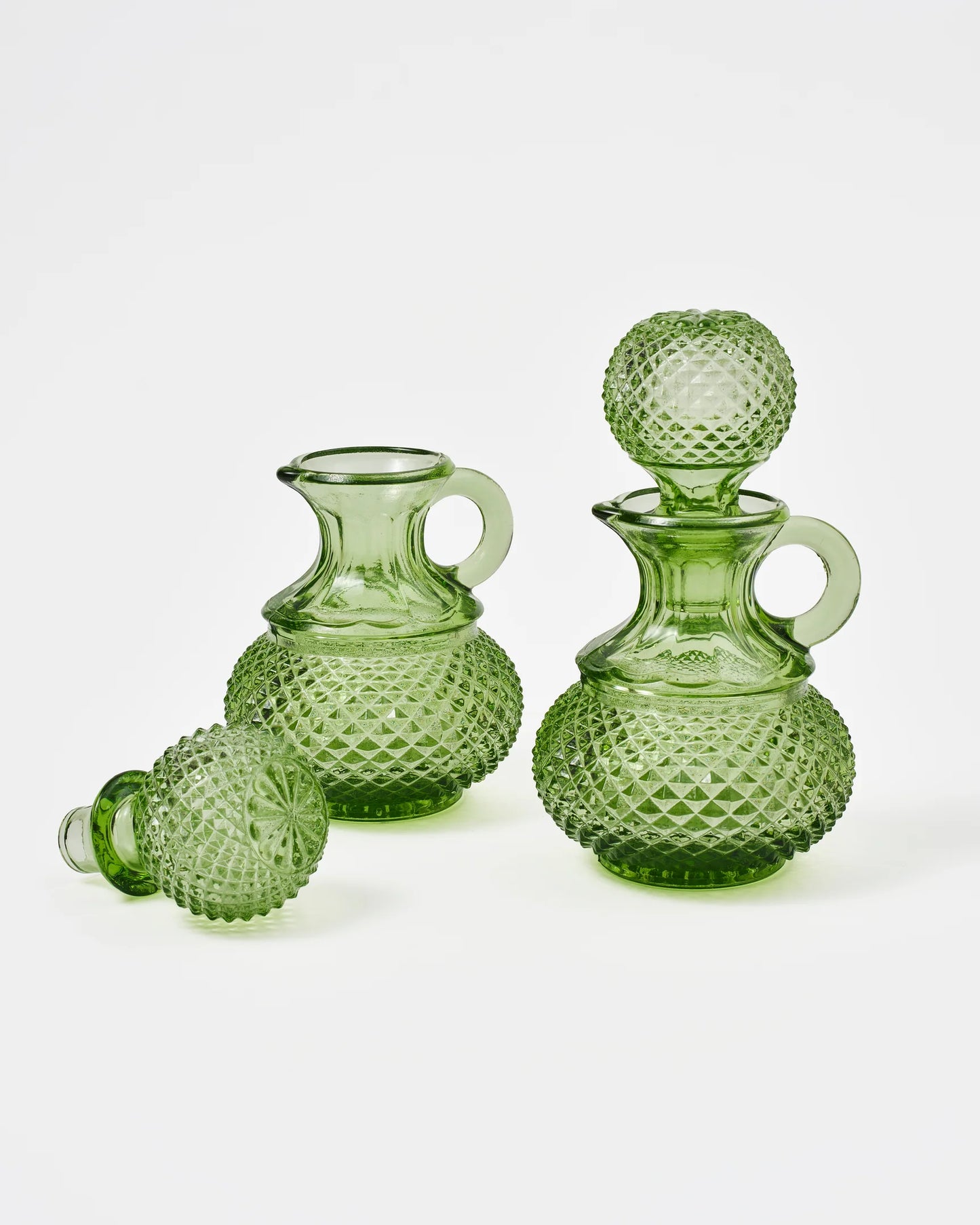 Galeano Oil and Vinegar Bottle in Olive