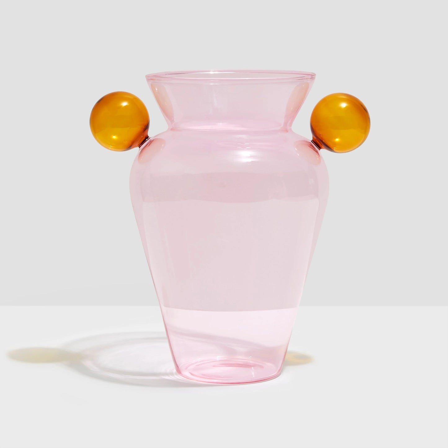 Geo Vase in Pink and Amber