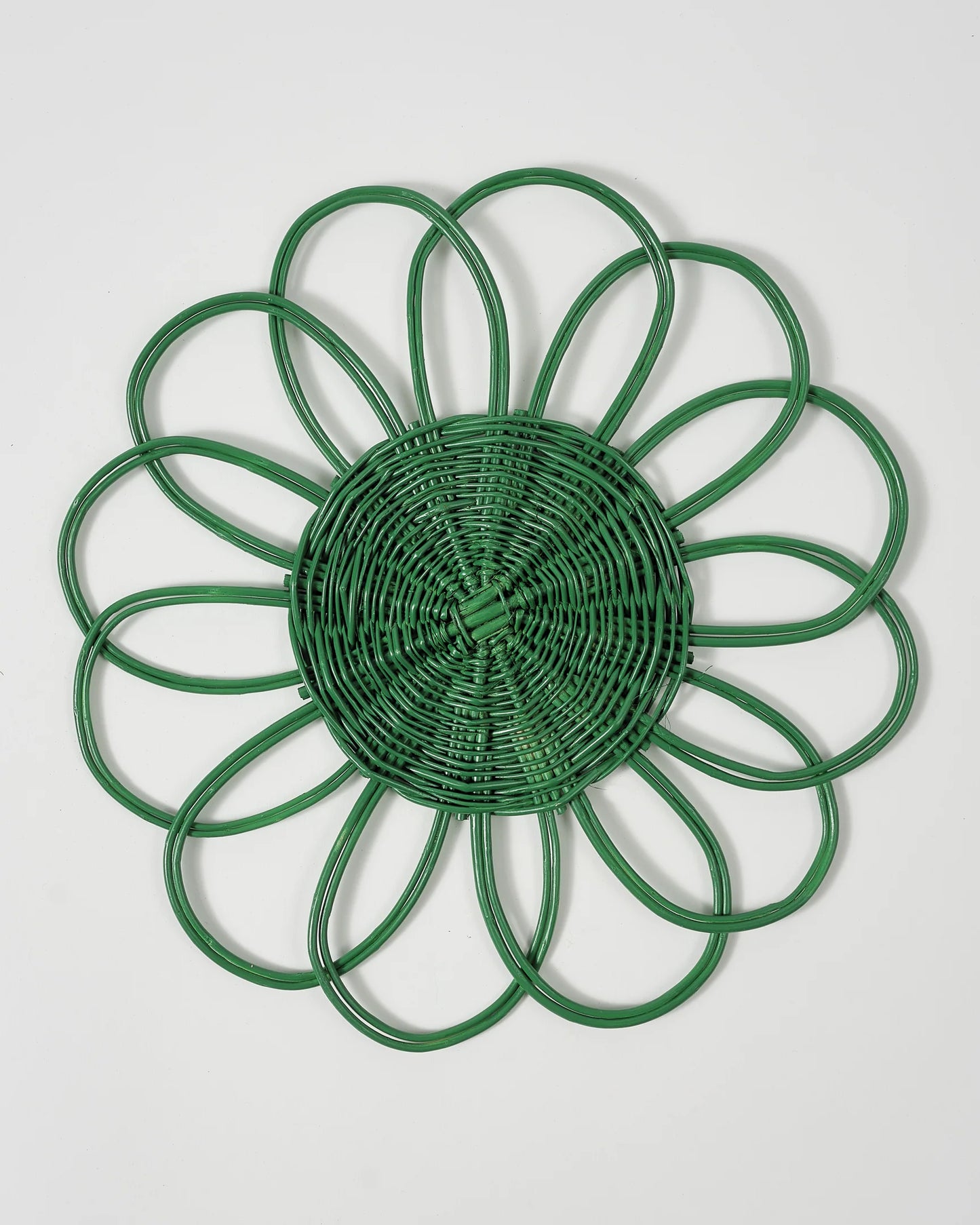 Green Wicker Placemat Set of 4
