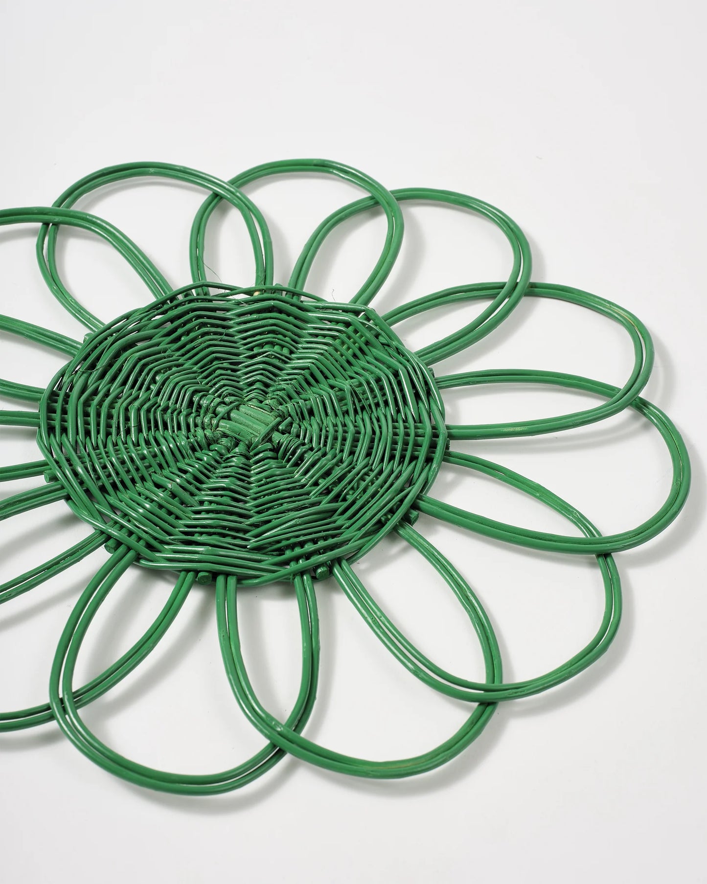 Green Wicker Placemat Set of 4
