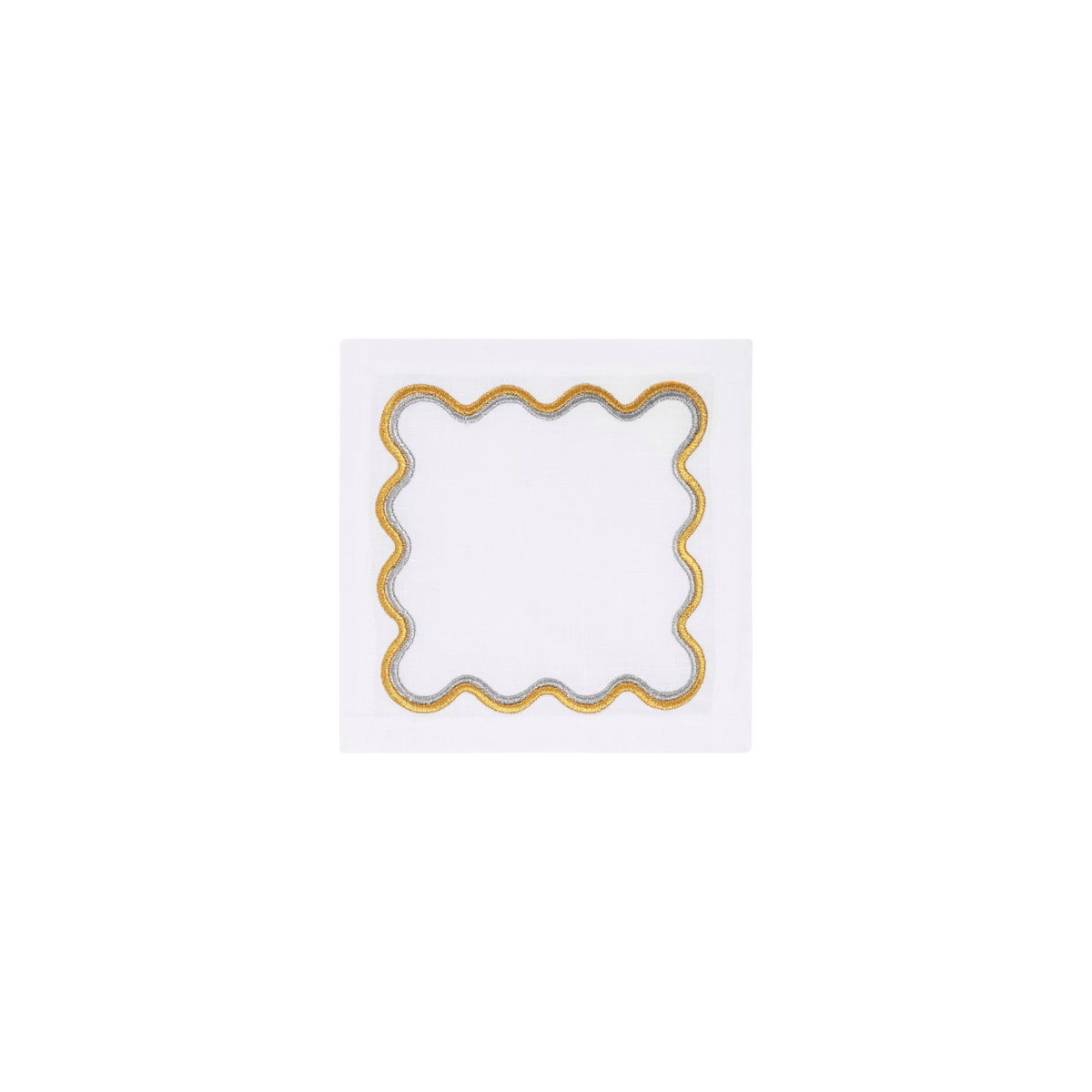 Gold Lily Coasters - Set of 4