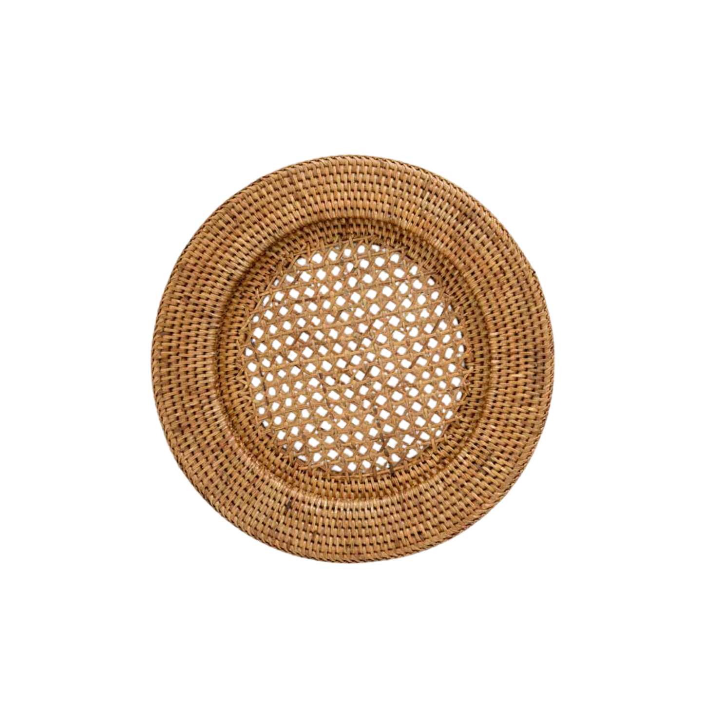 Honey Rattan Charger Set of 4