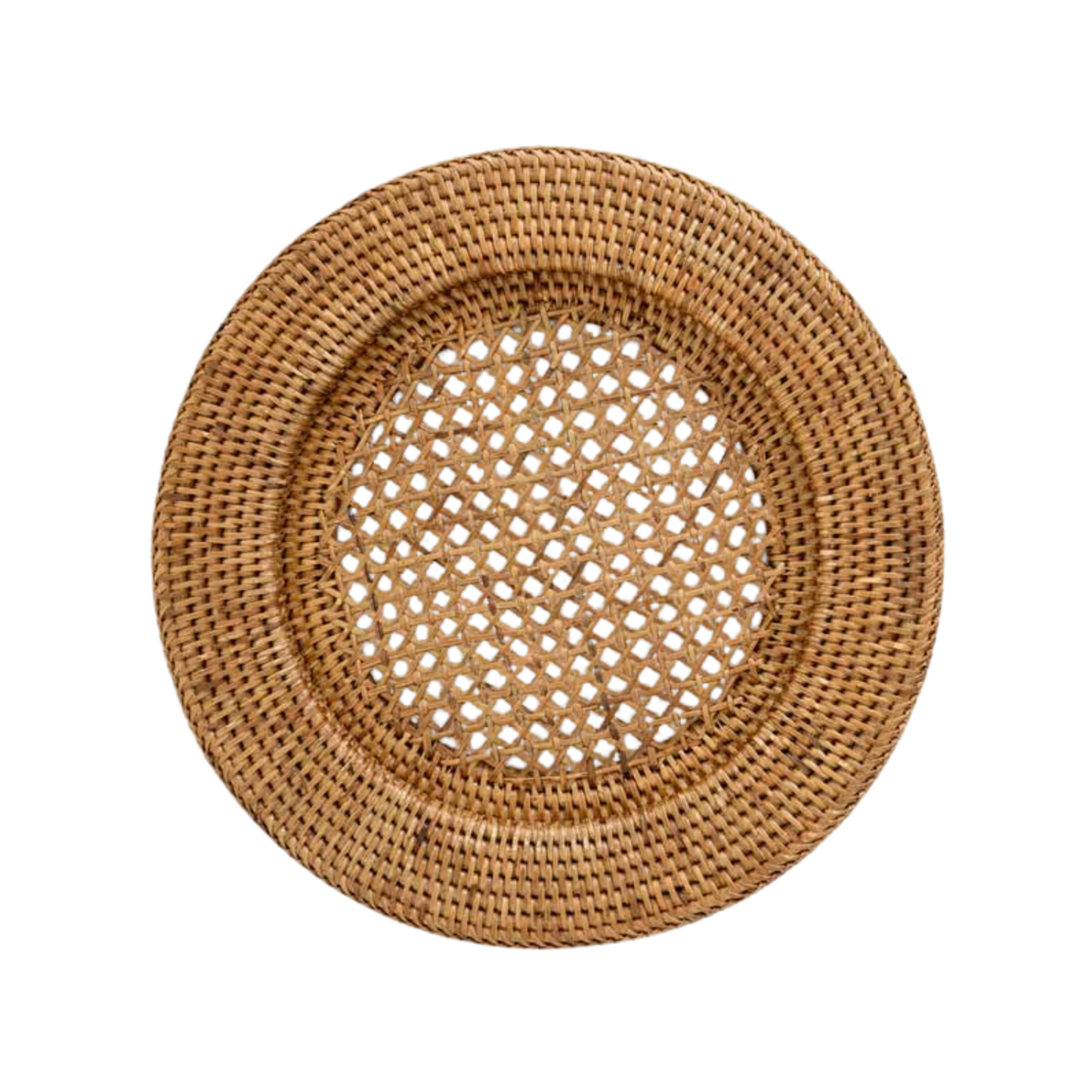 Honey Rattan Charger Set of 4