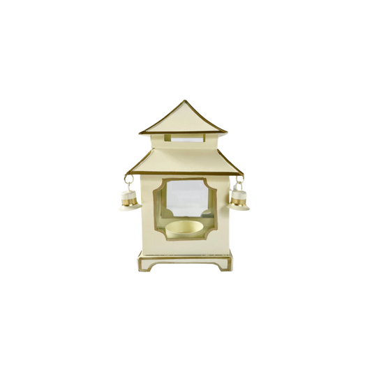 Ivory & Gold Pagoda Lantern