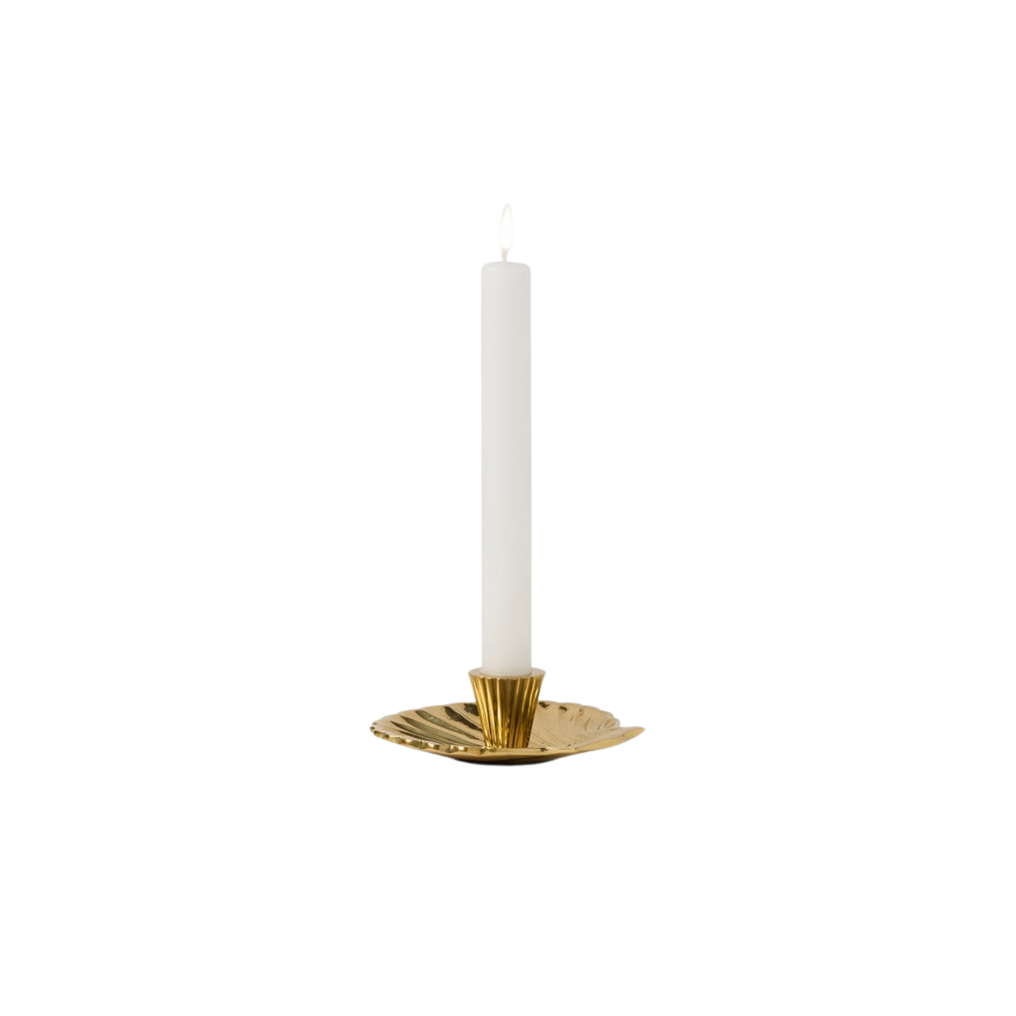 Jovie Polished Gold Candle Holder