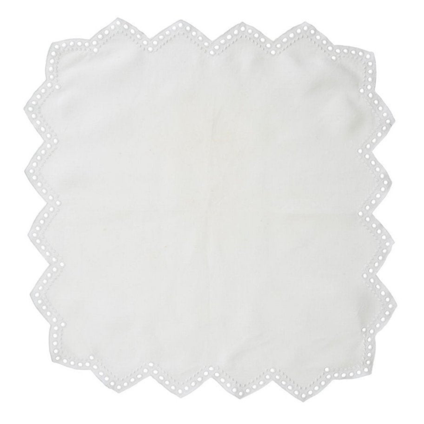 Tapestry Napkin in White - Set of 4