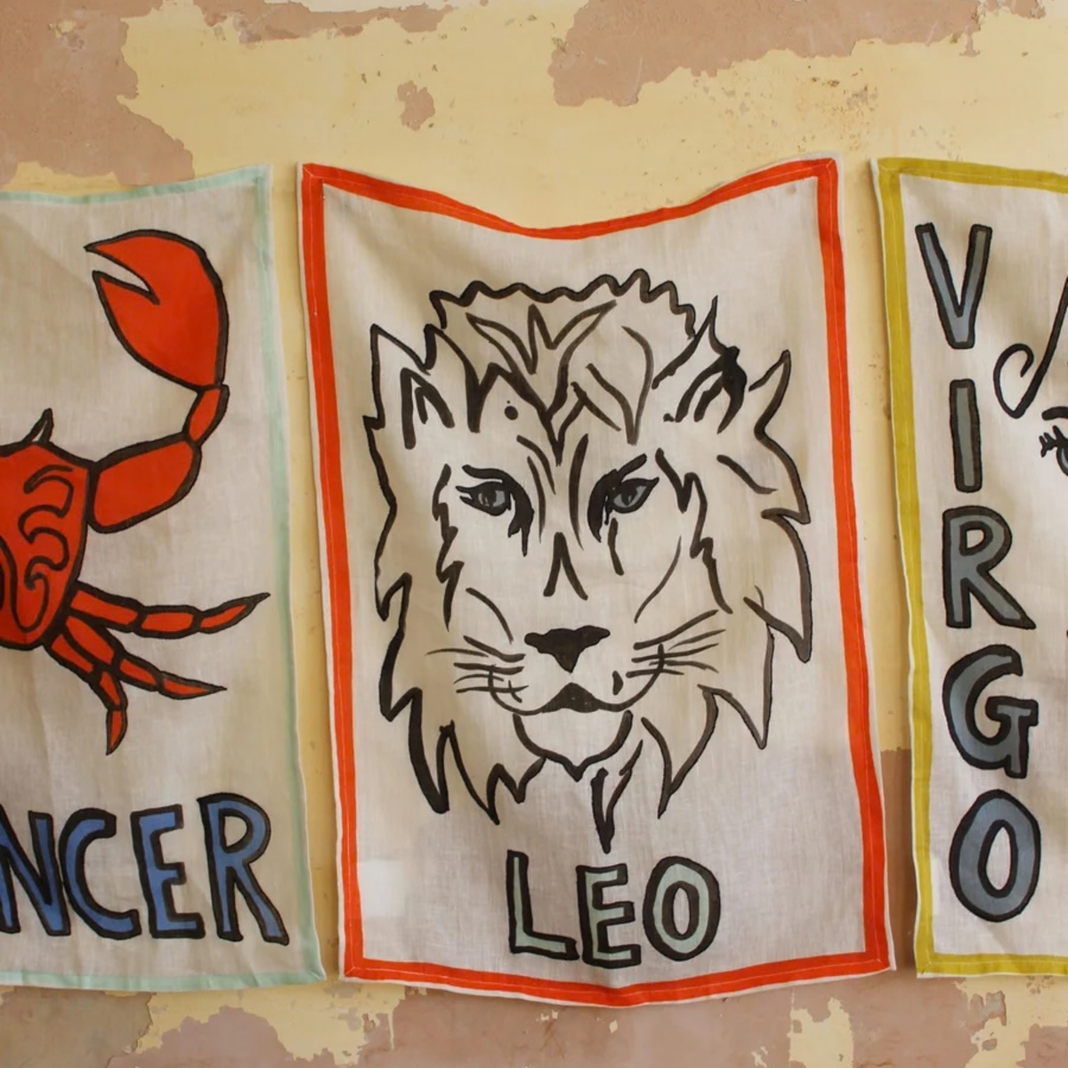 Leo Tea Towel
