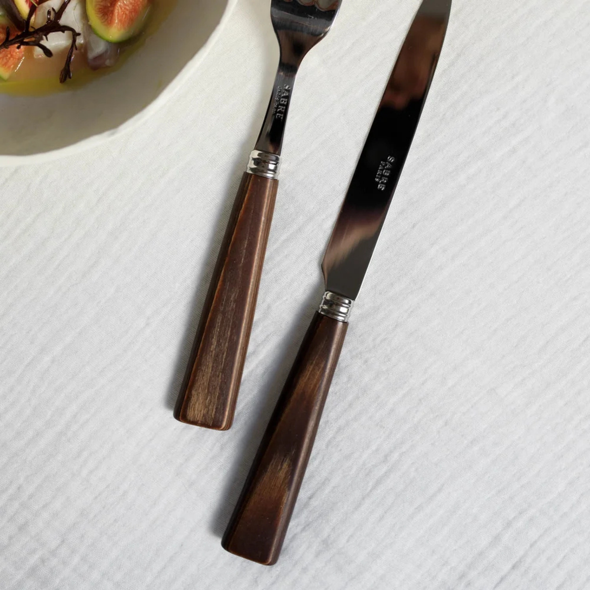 Nature 5-Piece Cutlery Set - Light Press Wood