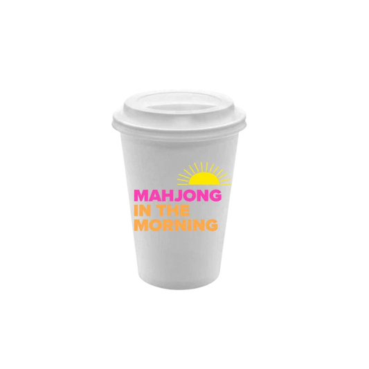 "Mahjong in the Morning" Paper Coffee Cups