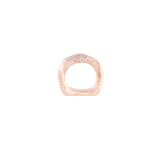 Napkin Ring in Blush Swirl - Set of 2