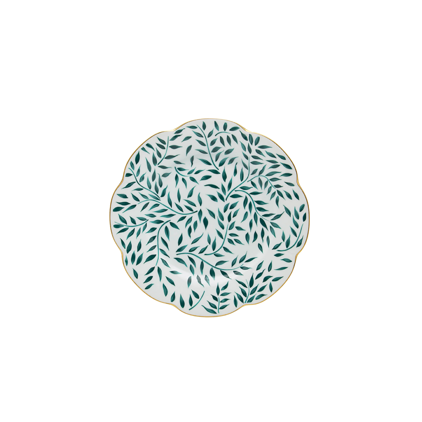 Nymphea Olivier Green Dessert Plate