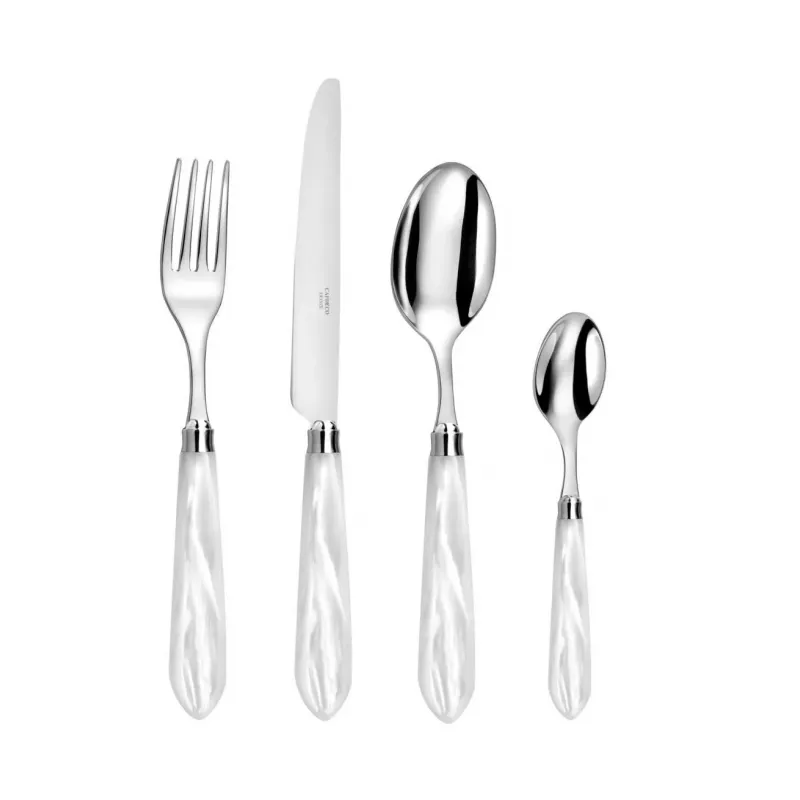 Omega Pearly White 5 Piece Place Setting